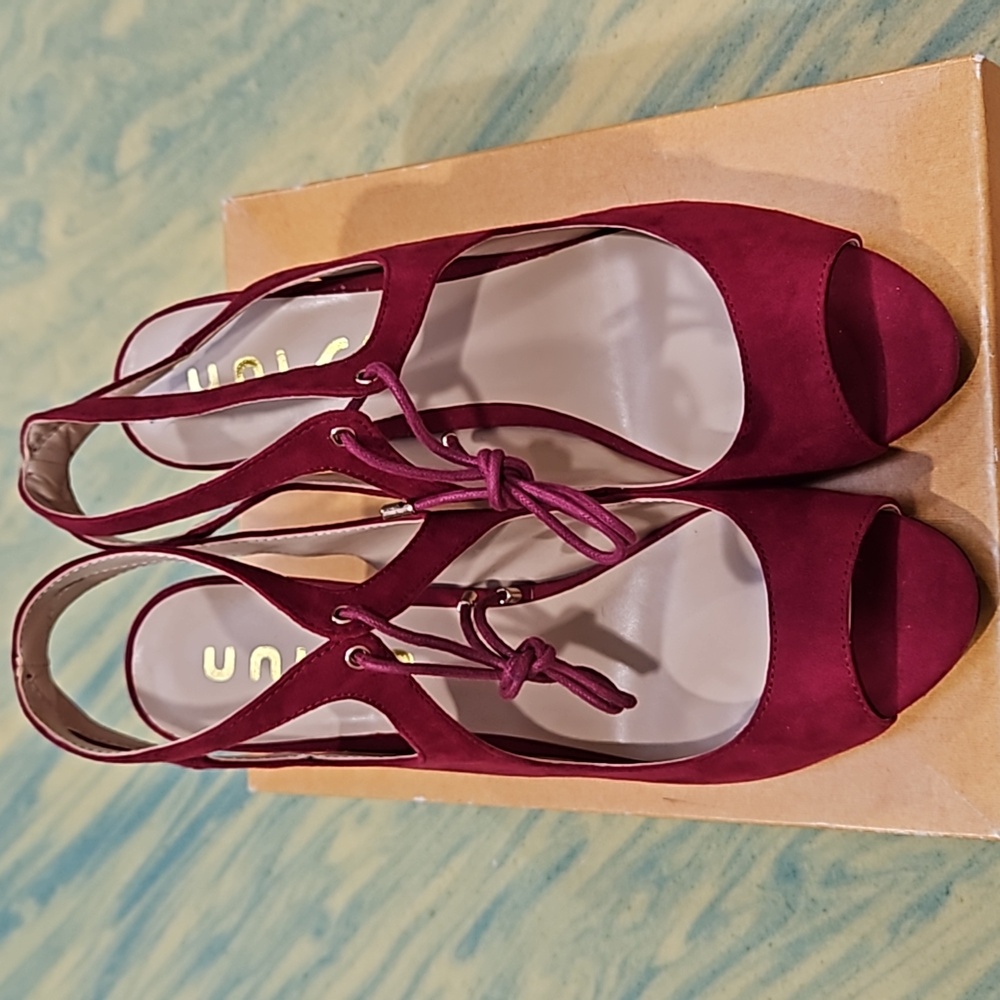 NWOT...Unisa Peep Toe Heals